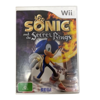 Sonic and the Secret Rings - Wii Game