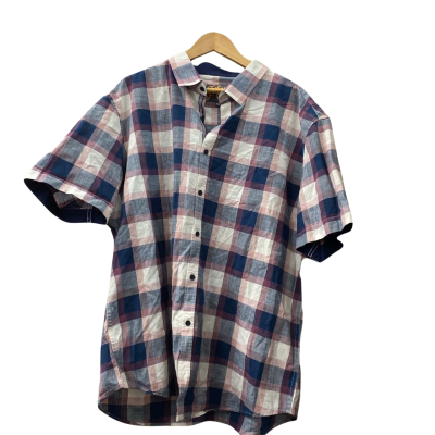 Johnny Bigg Mens  Size XXXL Checked Shirt Blue / Purple / White 