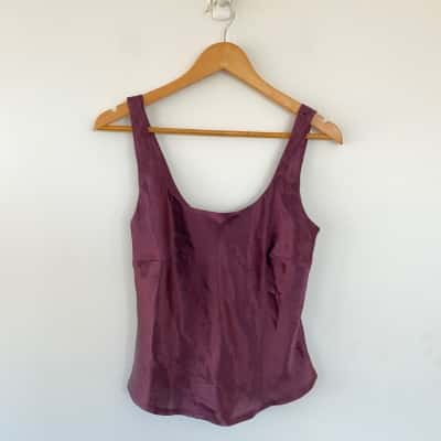 K Separates Purple Sleeveless Top Size 10 