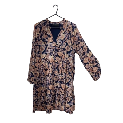 Decjuba Navy Blue Floral Dress Size M