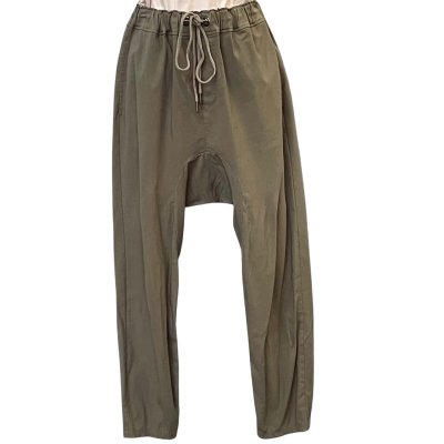Decjuba Womens Size 12 Casual/High Waisted Pants Olive