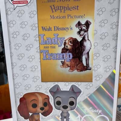 FUNKO POP - New still in box - #15 - The lady and the tramp 