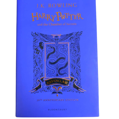Harry Potter and the Chamber of Secrets Ravenclaw 20th Anniversary Edition Hardcover Book