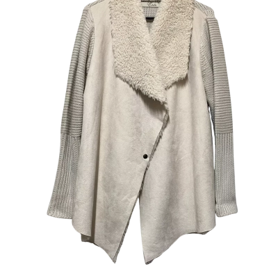 Estelle Womens  Size S Off White Coat