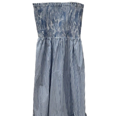  Staple The Label Women's  Size 14 Casual Dress Blue & White Stripes