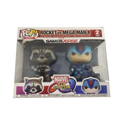 Funko Pop! Games 2-pack Featuring Rocket Raccoon and Mega Man X 
