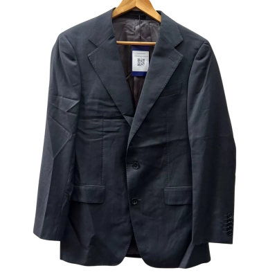 BNWT Brent Wilson Mens Size 38/34 Grey Suit Jacket 
