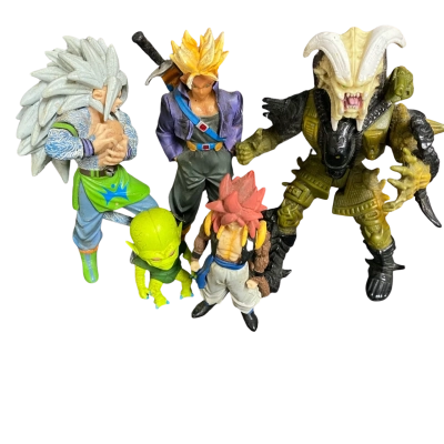 Dragonball Action Figures x 4 plus Bonus figure Bundle