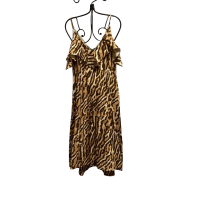 Witchery Womens  Size 4 Shoestring Strap Dress Animal print 
