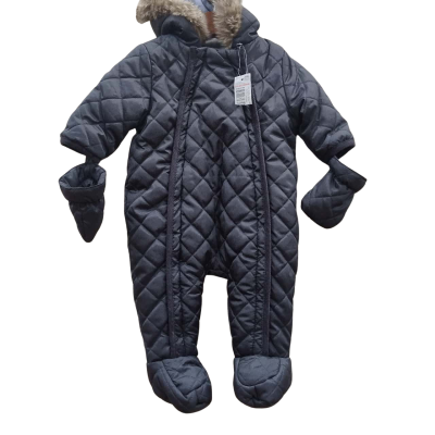 F&F Kids Size 3 Jumpsuit/Snowsuit Grey 