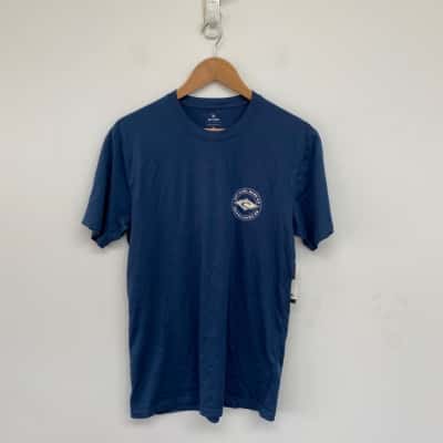 Rip Curl Light Navy Blue Short Sleeve T-shirt Size M 