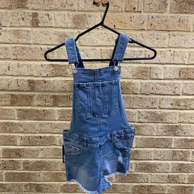 Pavement denim co mid blue overalls Kids  Size 14 