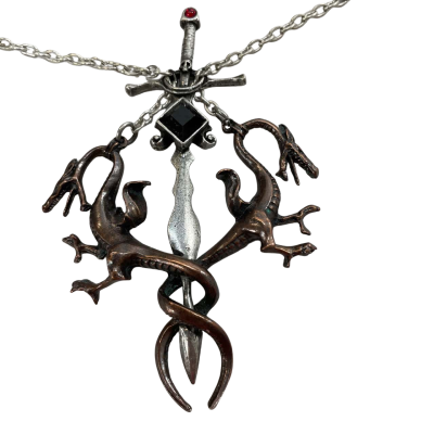 Alchemy Gothic Draconis Maleficarum Necklace
