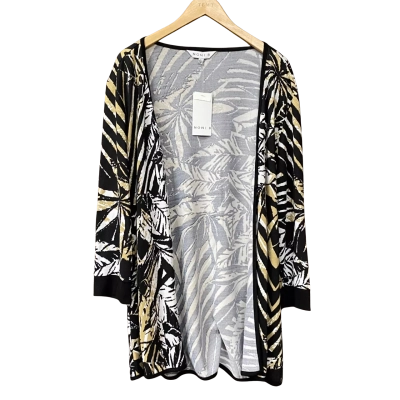 BNWT Liz Jordan Womens Size M Black Cardigan