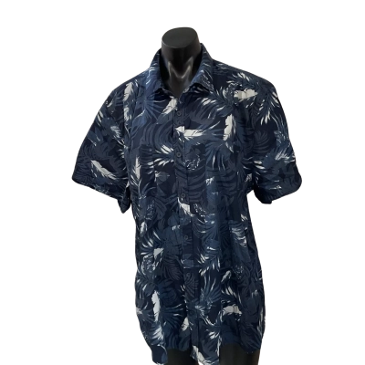 Jeanswest Mens  Size XL Hawaiin Shirt Blue 