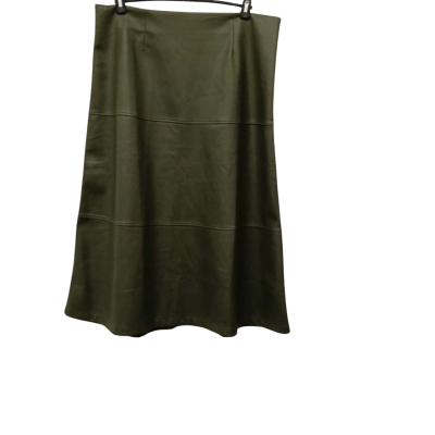Serafina Womens   A-Line  Midi Skirt Olive Size 16