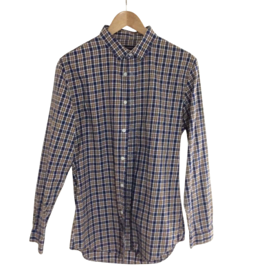 Jack London Mens  Size L Checked Shirt Blue 