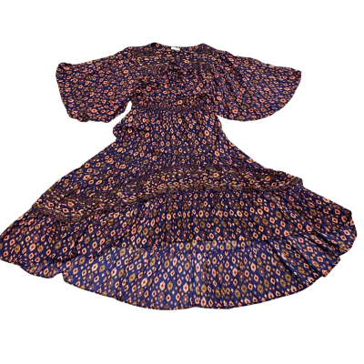 Talisman  Size XL Maxi Dress Multicoloured / Navy Blue 