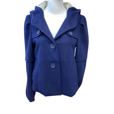 Elevenses -  Size 6 Hooded Jacket - Navy Blue