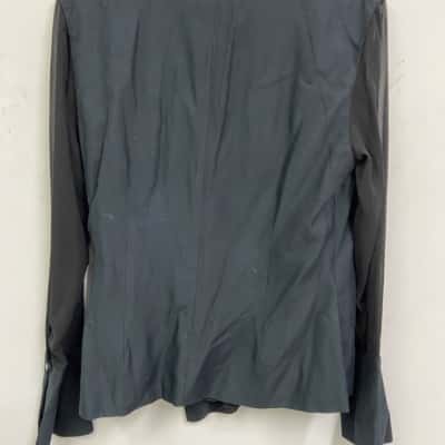 C/MEO Collective Womens  Size XL Long Sleeve Top Black  
