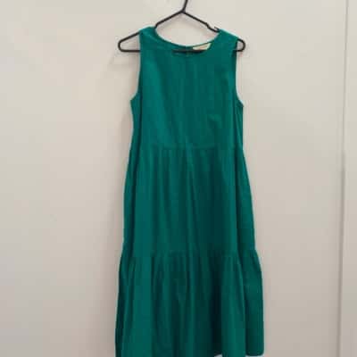 Gorman Womens  Size 8 Midi Dress Green 