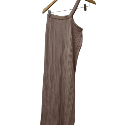  Henne Women's  Size 12 Knit Maxi Dress Beige 