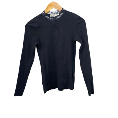 Viktoria & Woods Womens  Size 8 Long Sleeve Top Black  