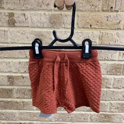 Seed Heritage baby rust shorts Size 0-3m 