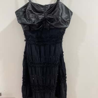 Garfunkle Womens  Size 12 Cocktail Dress Black  