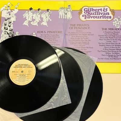 Gilbert & Sullivan Favourites 3 Record Set The National Musical Company 