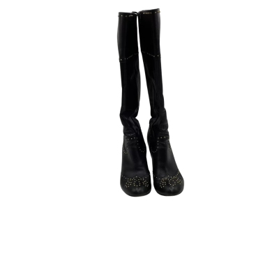 Witchery  Womens  Size 38 Caprice Calf Boots Black RRP $299.95