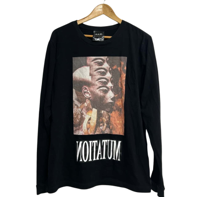 Perks and Mini Mens Size L Black Long Sleeve Shirt   