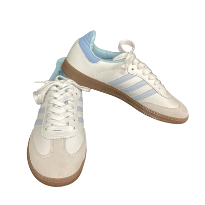 NEW Adidas Samba Sneakers  Size 8 Blue / White 