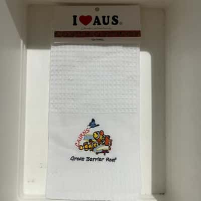 I Love Australia Tea Towel