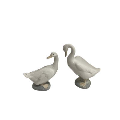 Nao by Llando Porcelain Duck Figurines Made in Spain