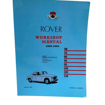 Rover Workshop Manual 1950-1964