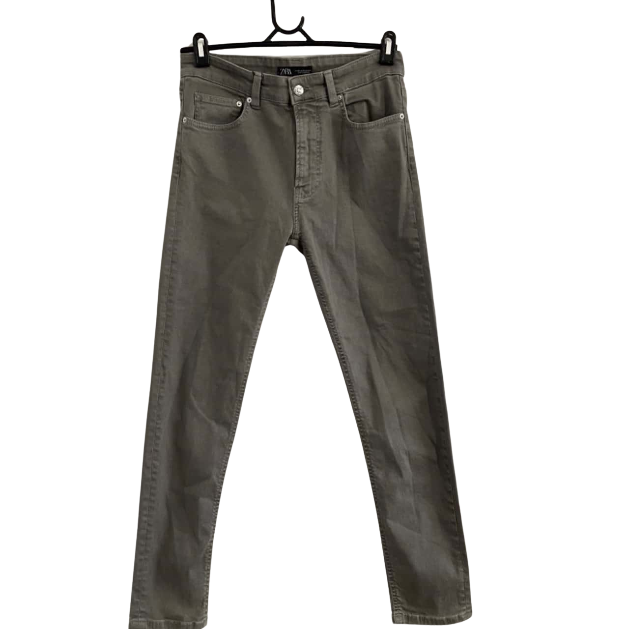 Zara Womens Slim Fit Grey Jeans New