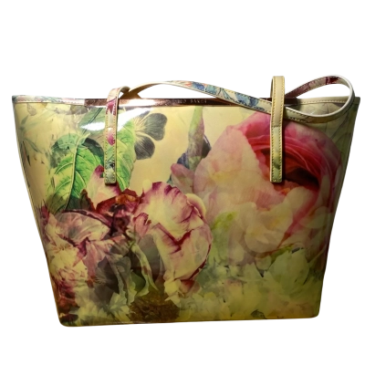 Ted Baker London Vinyl floral graphic tote bag