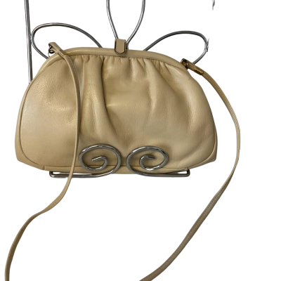  “FAIGEN” Vintage - Leather Cream hand bag 
