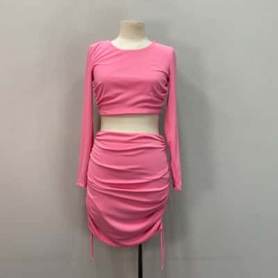 Zara Womens  2 pce setSize 10 / Medium Lolly Pink  