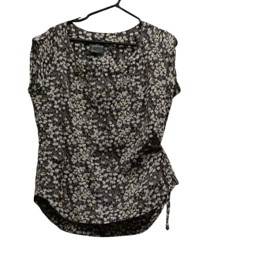 Kathmandu Womens Sleeveless Blouse   Floral / Grey / White   Size 12 