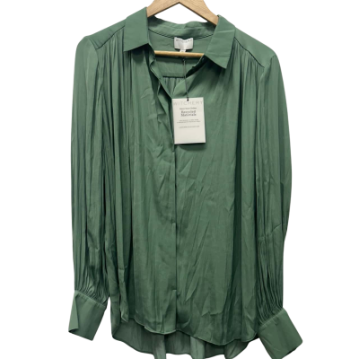 Witchery Womens Size 14 Blouse Green 