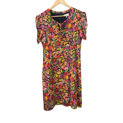 Anna Thomas Womens  Size 12 Midi Dress Floral / Multicoloured / Pink  
