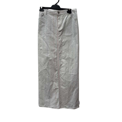 BRUCEGLEN  Womens  Size 26 Maxi Skirt / Pencil Skirt Blue / Striped 