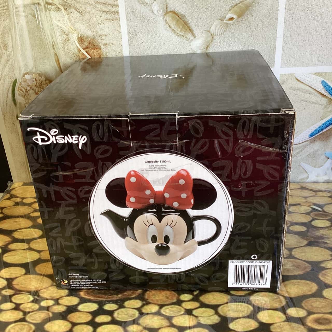 “Disney” Minnie Mouse Moulded Teapot