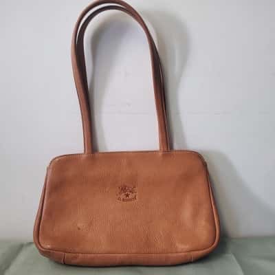 Vintage Il Bisonte Leather Shoulder Bag – Designed by Wanny Di Filippo – Il Bisonte Firenze