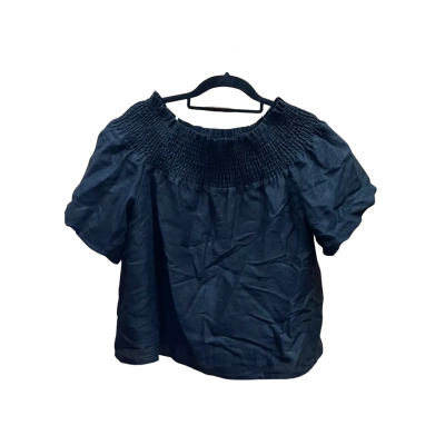 Sussan Womens  Size 8 Short Sleeve Top Black  