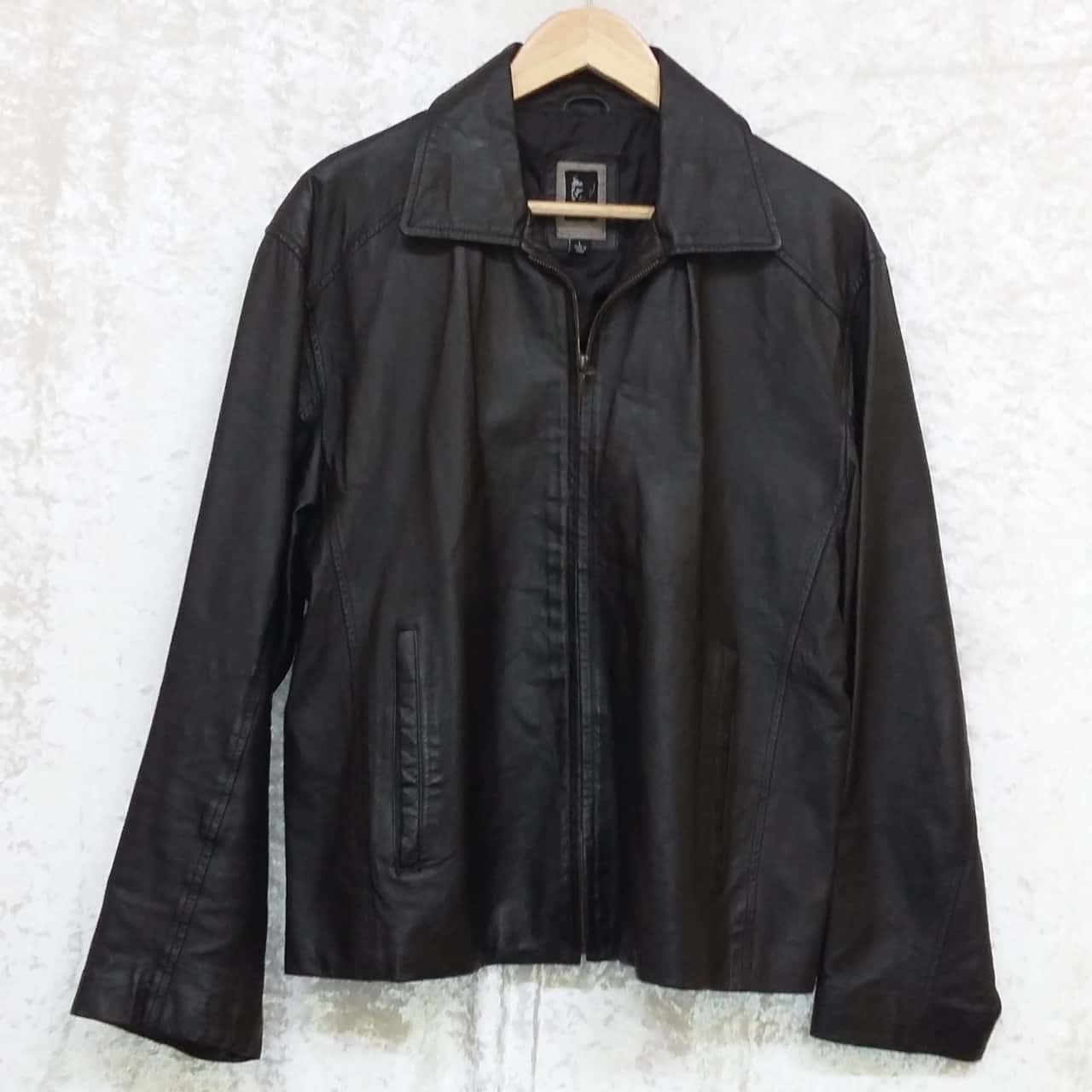 leather jacket half