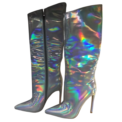   Azalea Wang The Eclipse Holographic Boots Size 8