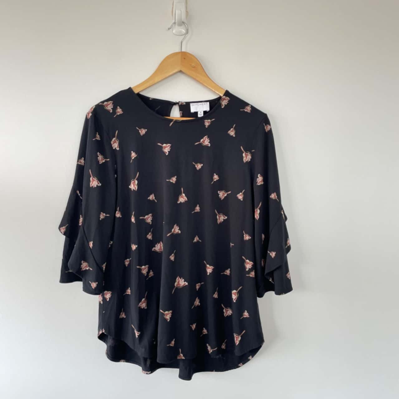 Valery Navy Top 3/4 Sleeve